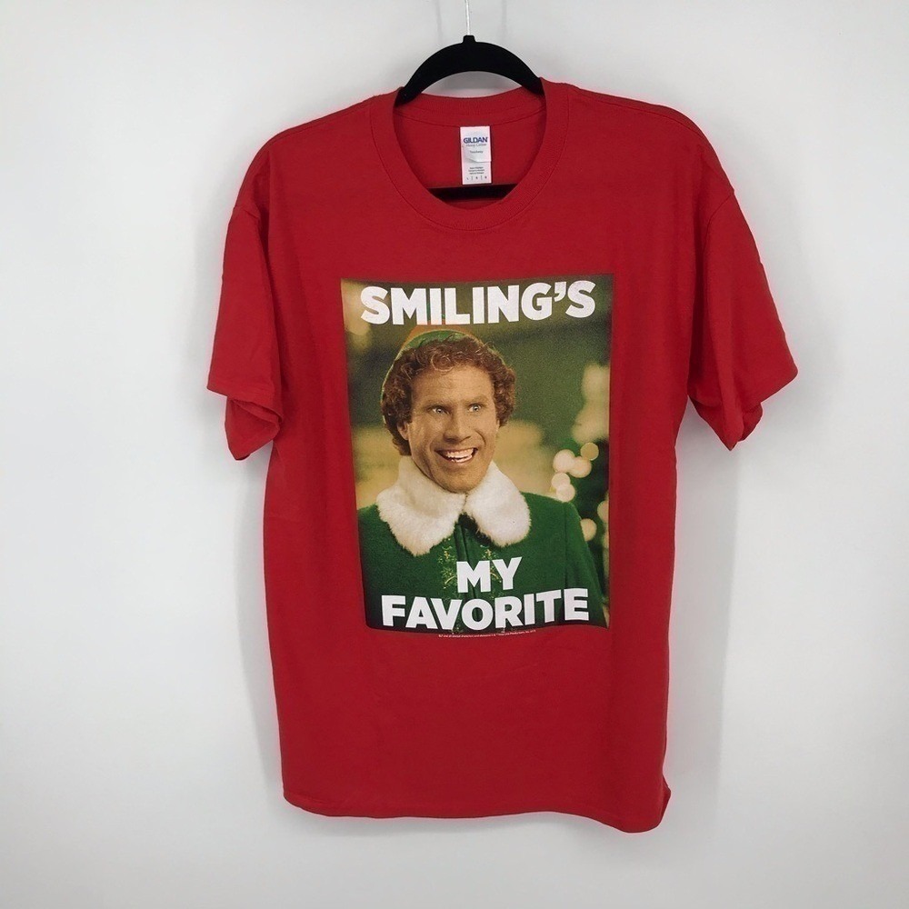 Gildan Elf Will Farell Smilings My‎ Favorite